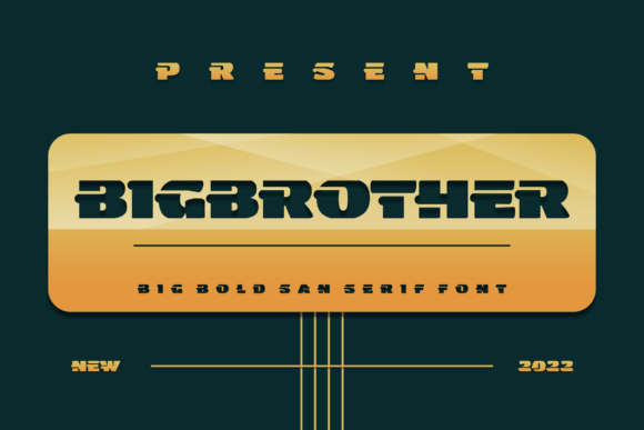 Bigbrother: A Display Font for Modern Editorial Storytelling