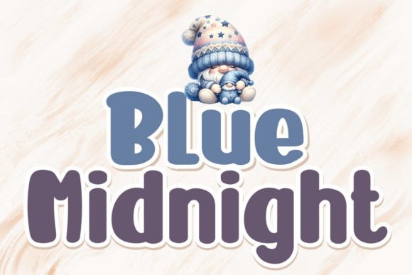 Blue Midnight Font: A Playful Display Typeface for Branding Projects
