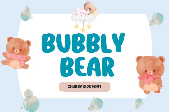 Bubbly Bear: A Playful Display Font for Charming Brand Identities