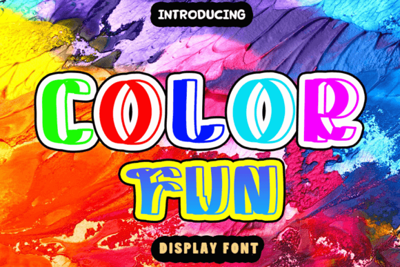 Color Fun Font Review: A Playful Display Typeface for Creative Branding