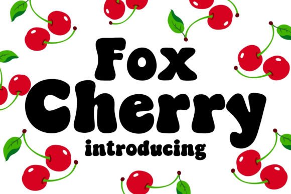 Fox Cherry Font: A Groovy Display Typeface for Crafters