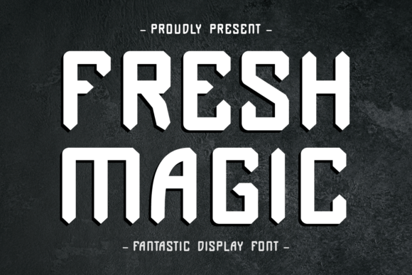Fresh Magic: A Whimsical Display Font for Handmade Creations