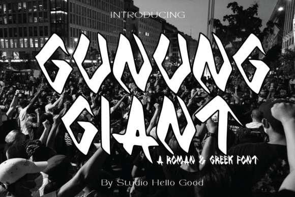 Gunung Giant: A Display Font Built for Editorial Impact