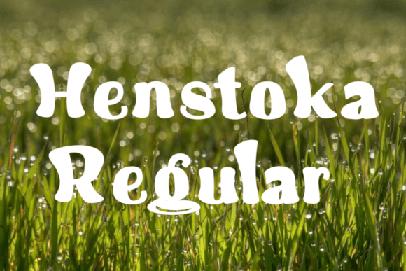 Henstoka Display Font Brings Playful Charm to Handmade Creations