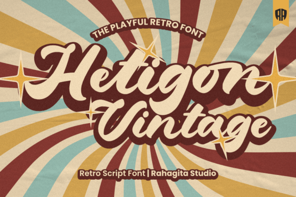Hetigon Vintage: A Playful Font That Gives Your Brand a Nostalgic Edge