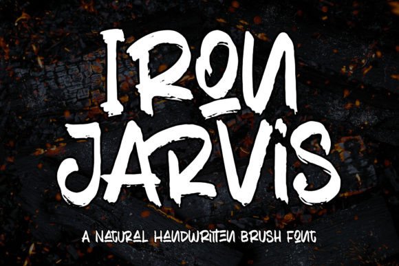Iron Jarvis: A Handwritten Brush Font That Adds Grit to Digital Design