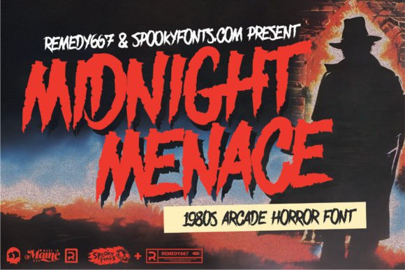 Midnight Menace: A Display Font for Dark Editorial Moods