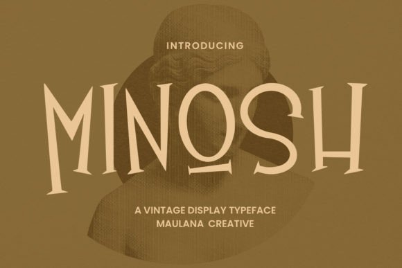 Minosh Display Typeface: Vintage Charm for Modern Marketing