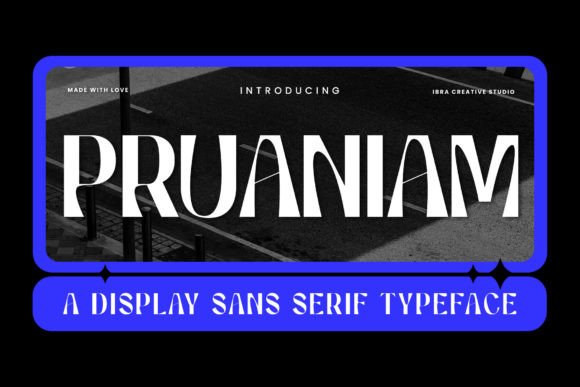Pruaniam: A Display Font That Makes Small Business Branding Look Polished and Memorable