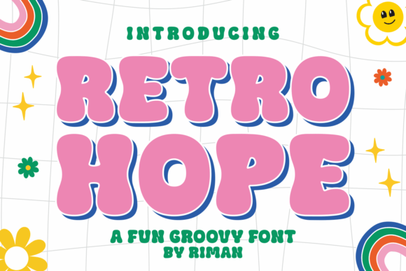 Retro Hope: A Display Font with Editorial Charm for Content Creators