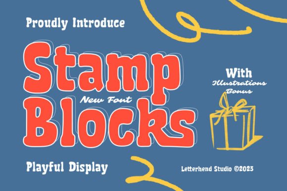 Stamp Blocks: A Playful Display Font for Editorial Design