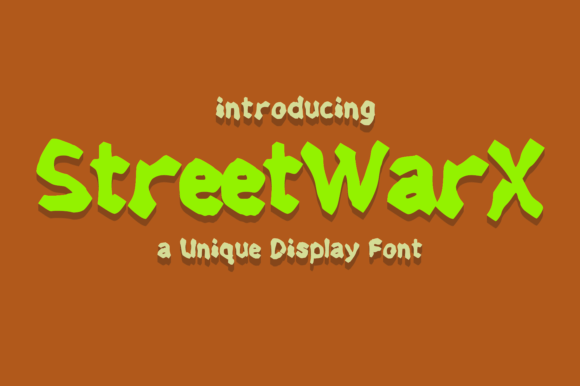 Streetwarx Review: A Display Font Built for Gritty Campaign Visuals