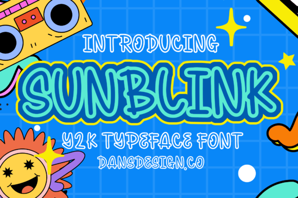 Sunblink: A Joyful Display Font for Handmade Products