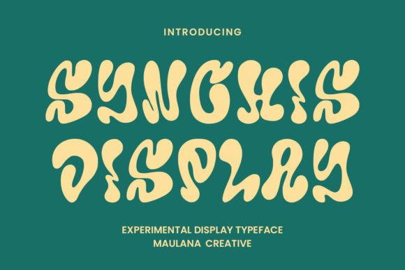 Synchis: An Experimental Display Font That Redefines Brand Identity