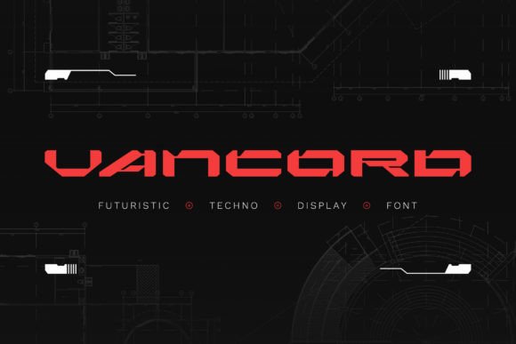 Vancord: A Futuristic Display Font for Digital Design