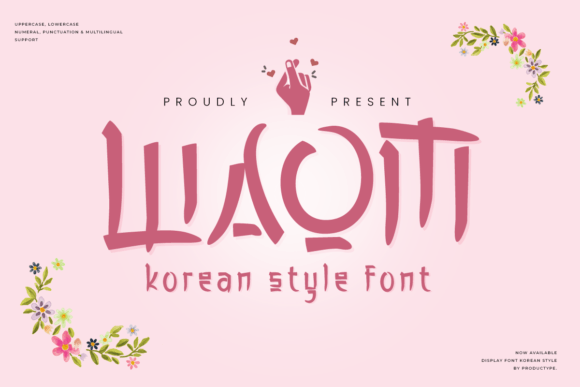 Waom Font: Elegant Korean Display Typeface for Business Branding