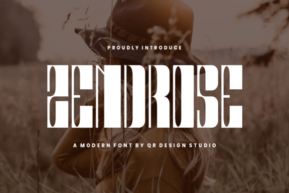 Zendrose: A Display Font That Delivers Character