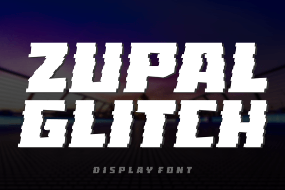 Zupal Glitch: A Bold Display Font for Modern Brands